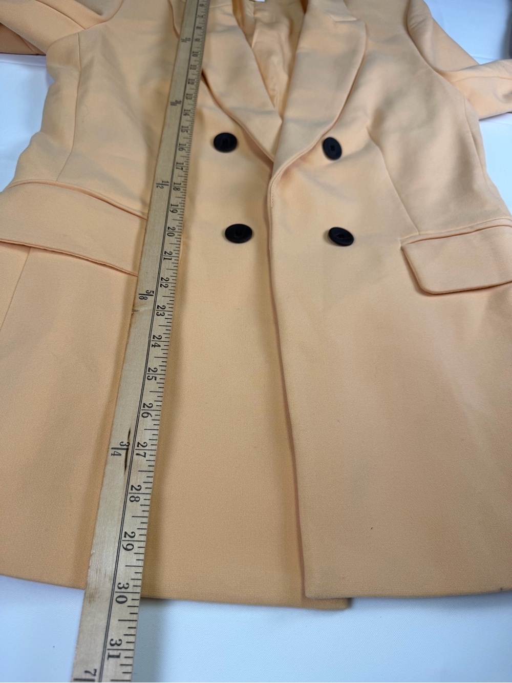 House of Harlow 1960  Double-Breasted Sherbet  Orange Blazer  - Clean and Fresh - Picture 16 of 16